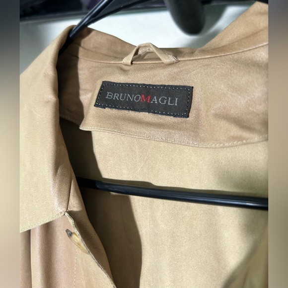Bruno Magli Leather Jacket - Picture 2 of 4